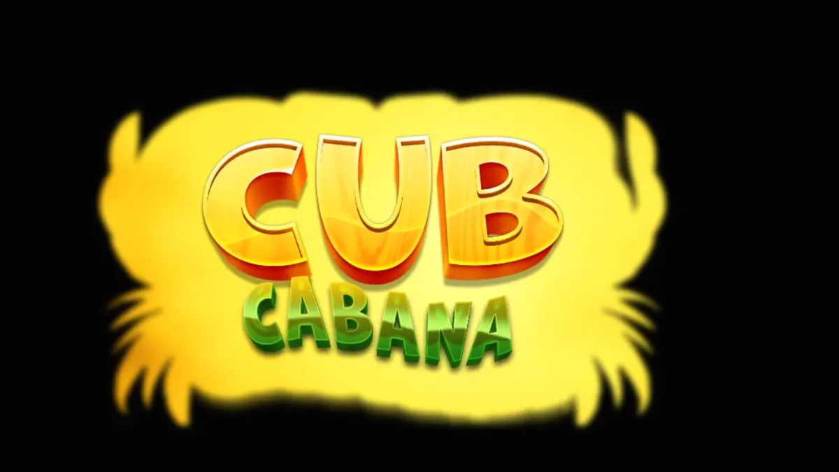 Cub Cabana স্লট গেমের ট্রপিক্যাল এবং পার্টি থিমযুক্ত ইন্টারফেস