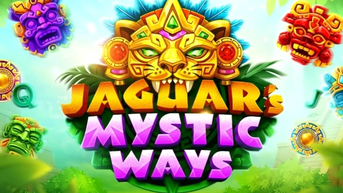 Jaguar’s Mystic Ways স্লট গেমের প্রাচীন জঙ্গল এবং রহস্যময় মন্দিরের দৃশ্য